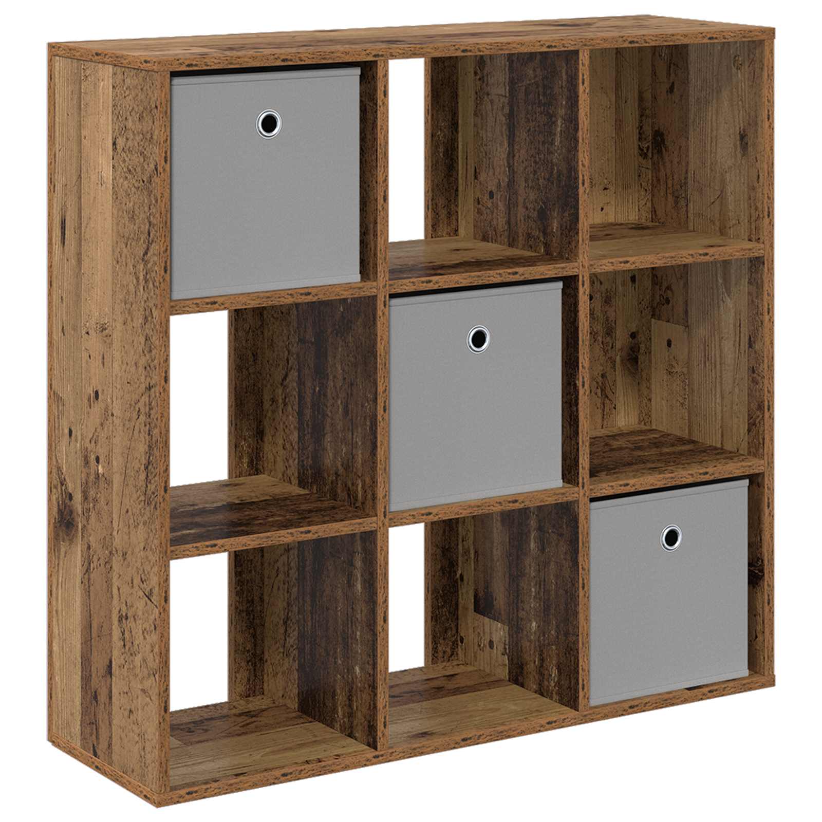 vidaXL Bufet z szufladą Stare drewno 88,5 x 29 x 84,5 cm