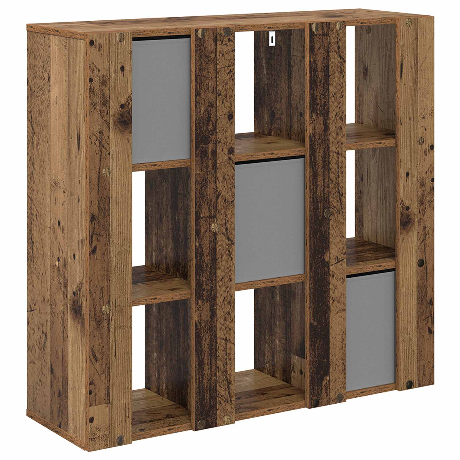 vidaXL Bufet z szufladą Stare drewno 88,5 x 29 x 84,5 cm