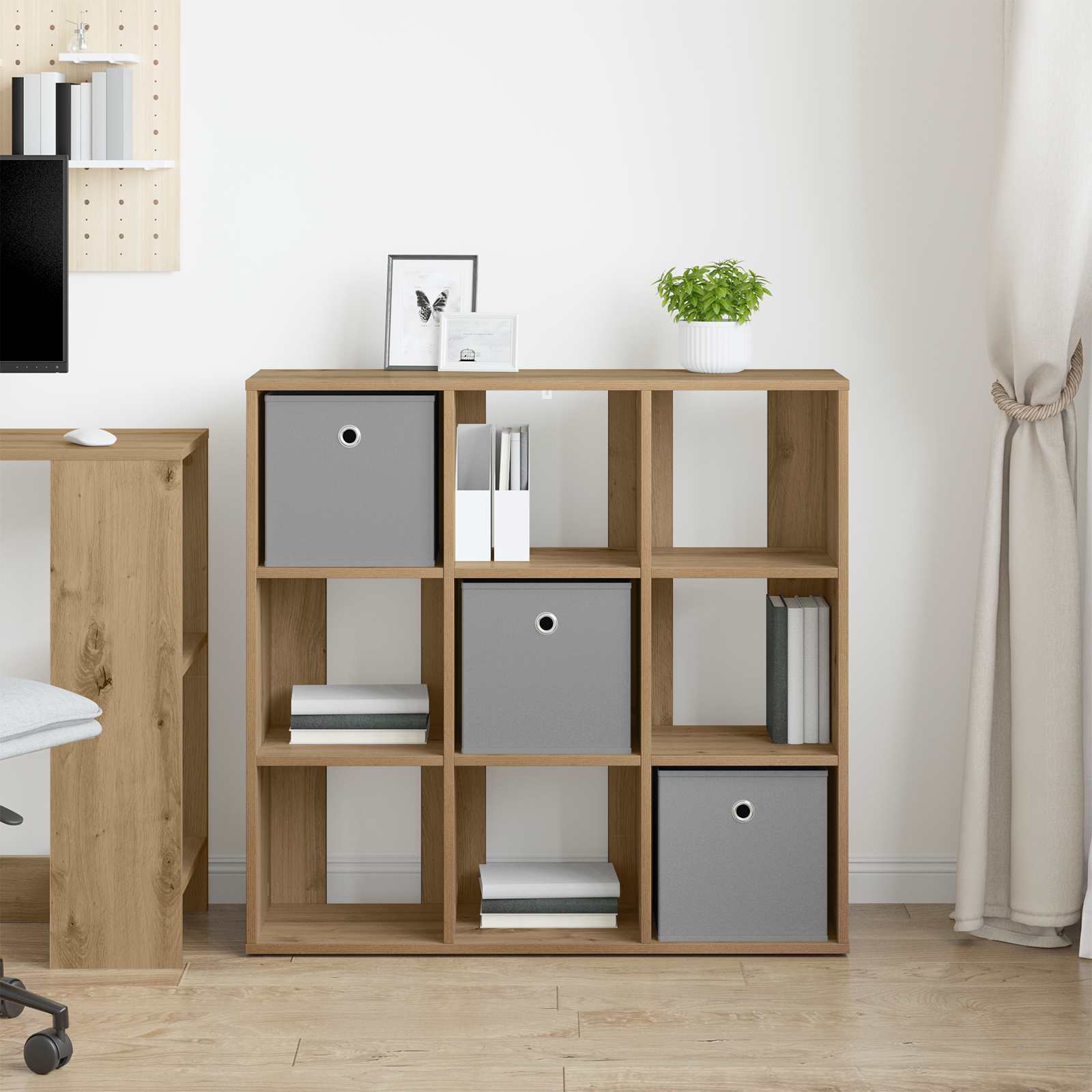 vidaXL Bufet Dąb rzemieślniczy 88,5 x 29 x 84,5 cm