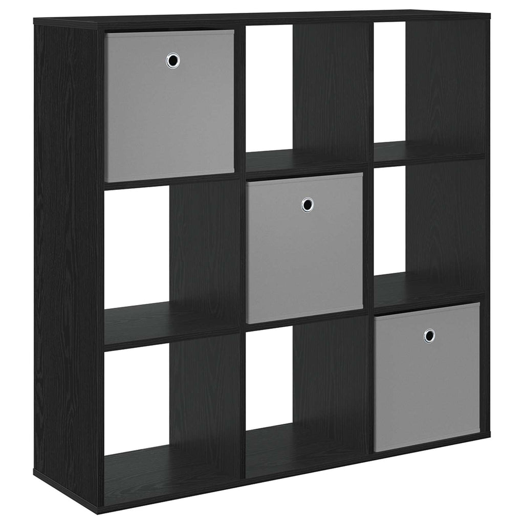 vidaXL Bufet z szufladą Czarny Dąb 102 x 31 x 99,5 cm