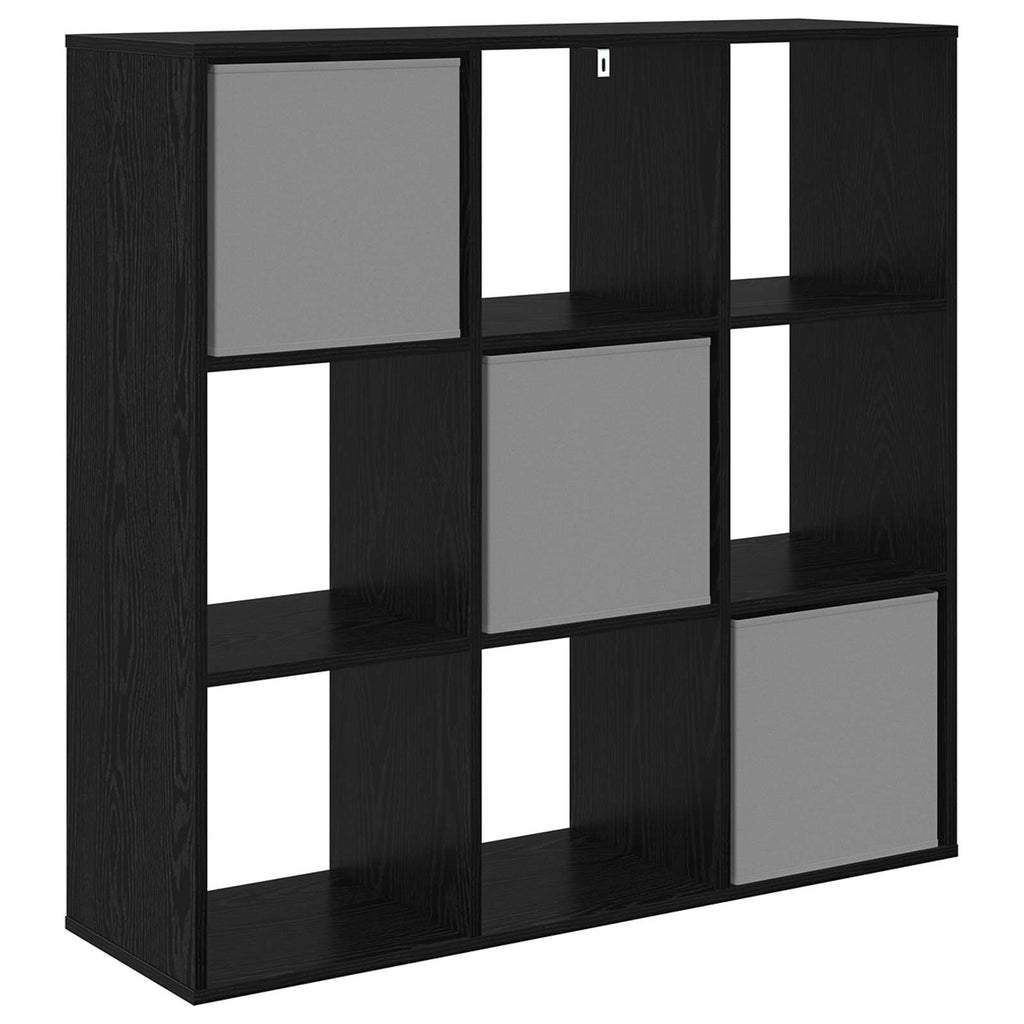 vidaXL Bufet z szufladą Czarny Dąb 102 x 31 x 99,5 cm