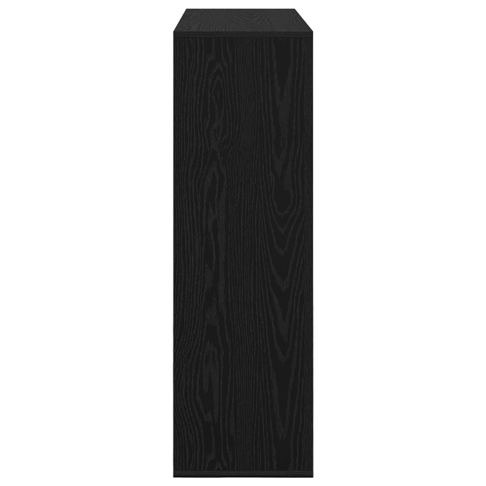 vidaXL Bufet z szufladą Czarny Dąb 102 x 31 x 99,5 cm
