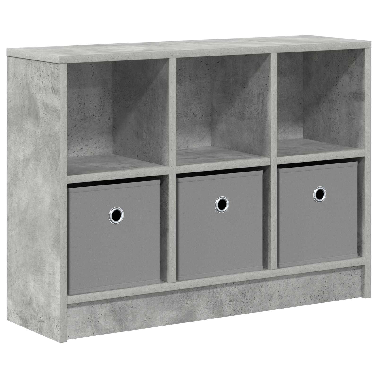vidaXL Bufet z szufladą Betonowy szary 73,5 x 22,5 x 53,5 cm