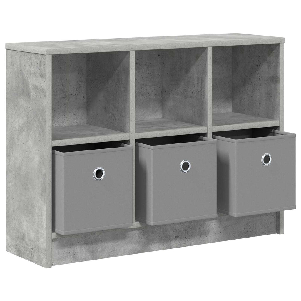 vidaXL Bufet z szufladą Betonowy szary 73,5 x 22,5 x 53,5 cm