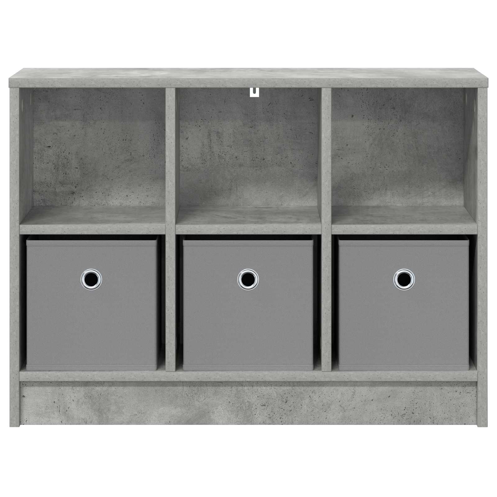 vidaXL Bufet z szufladą Betonowy szary 73,5 x 22,5 x 53,5 cm