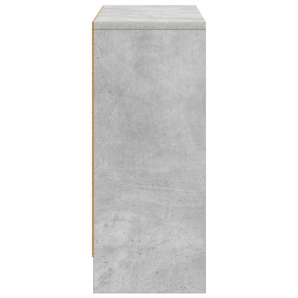 vidaXL Bufet z szufladą Betonowy szary 73,5 x 22,5 x 53,5 cm