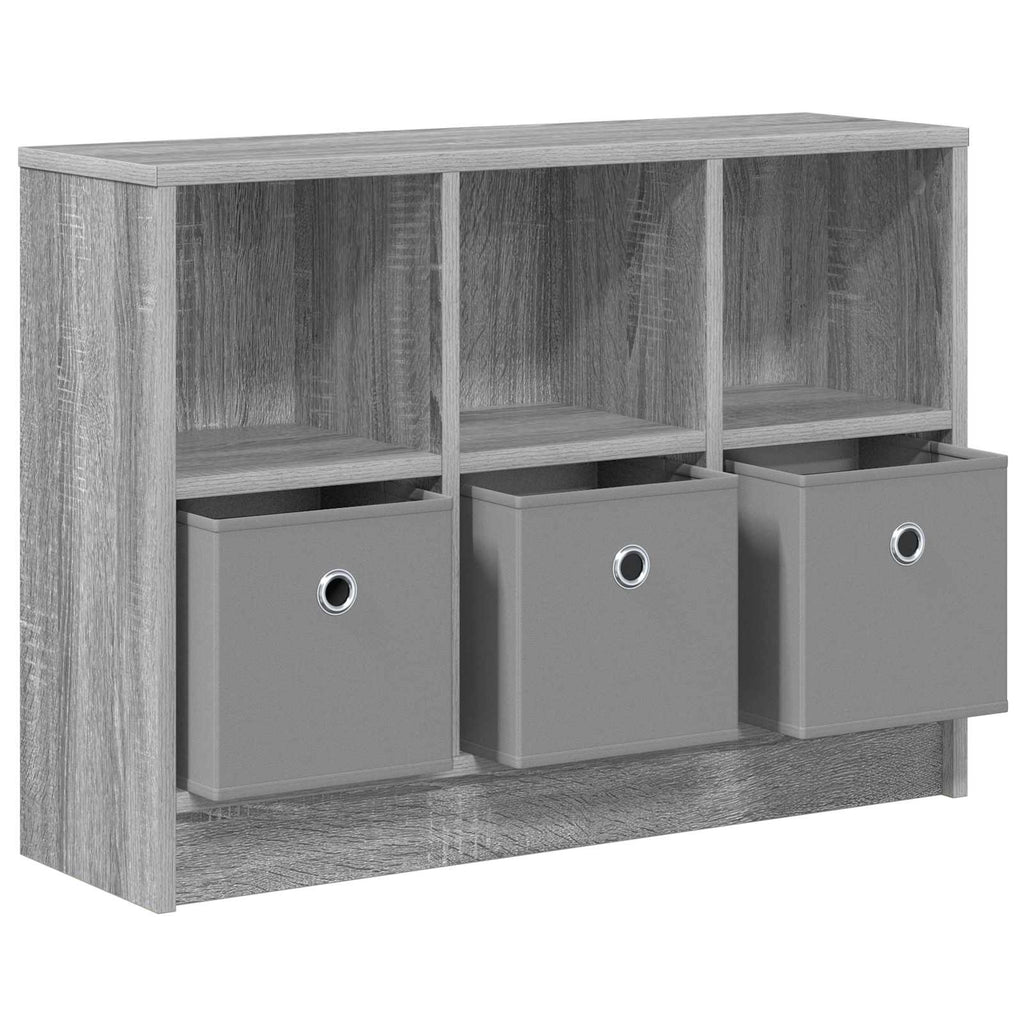 vidaXL Bufet z szufladą Szary Sonoma 73,5 x 22,5 x 53,5 cm