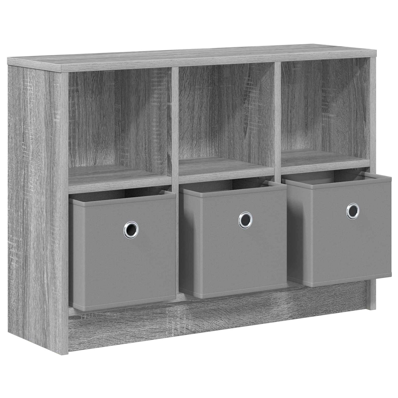 vidaXL Bufet z szufladą Szary Sonoma 73,5 x 22,5 x 53,5 cm
