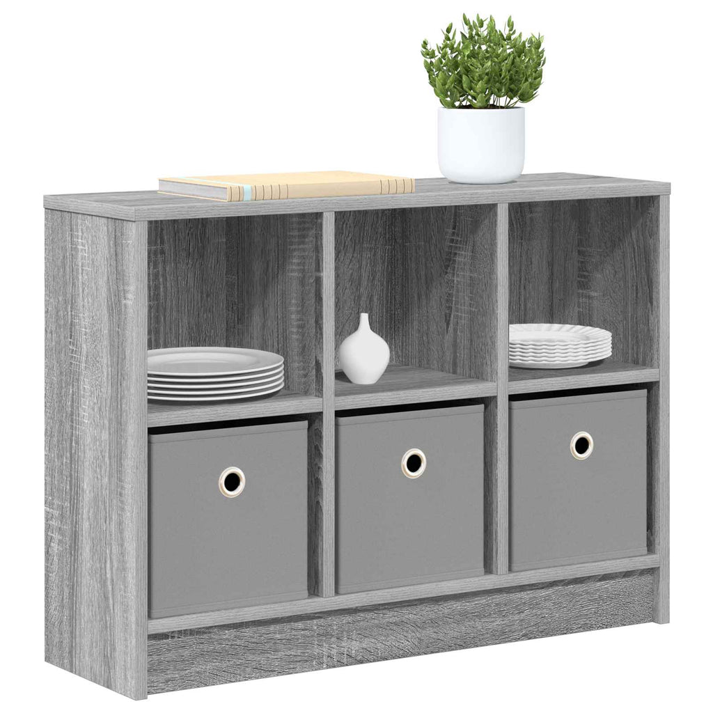 vidaXL Bufet z szufladą Szary Sonoma 73,5 x 22,5 x 53,5 cm