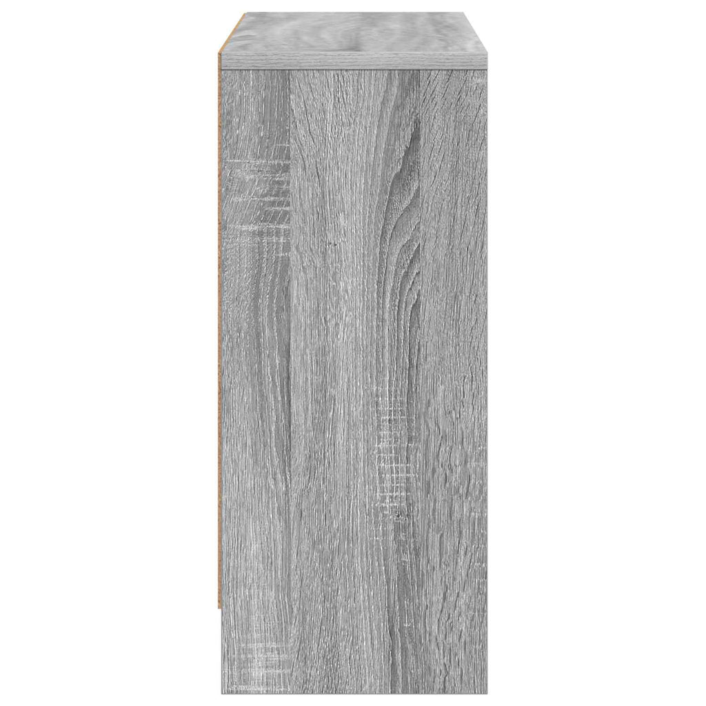 vidaXL Bufet z szufladą Szary Sonoma 73,5 x 22,5 x 53,5 cm