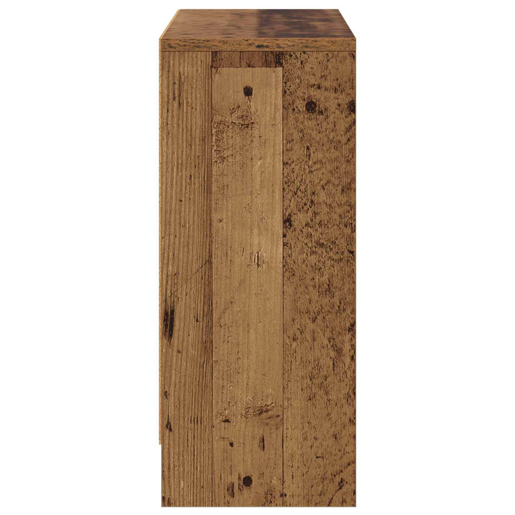 vidaXL Bufet z szufladą Stare drewno 73,5 x 22,5 x 53,5 cm