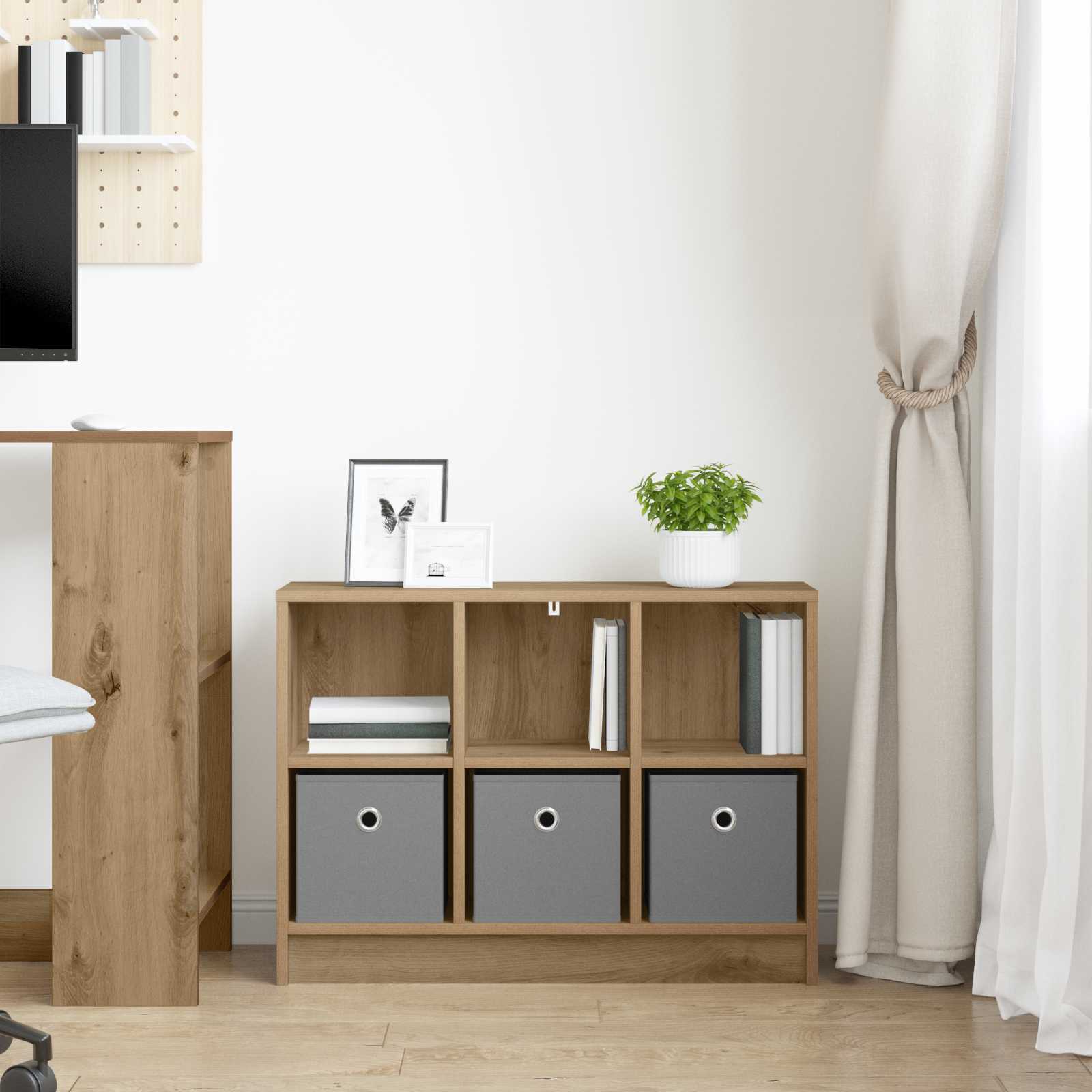 vidaXL Bufet Dąb rzemieślniczy 73,5 x 22,5 x 53,5 cm