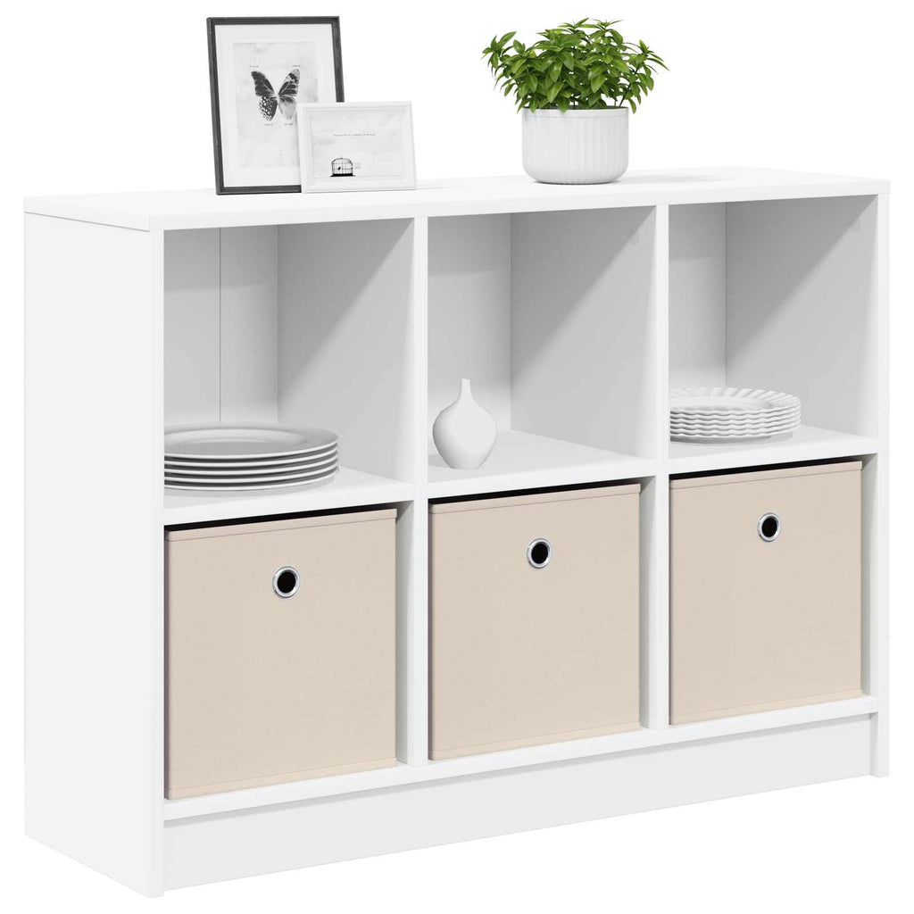 vidaXL Bufet z szufladą Biały 88,5 x 27,5 x 63,5 cm