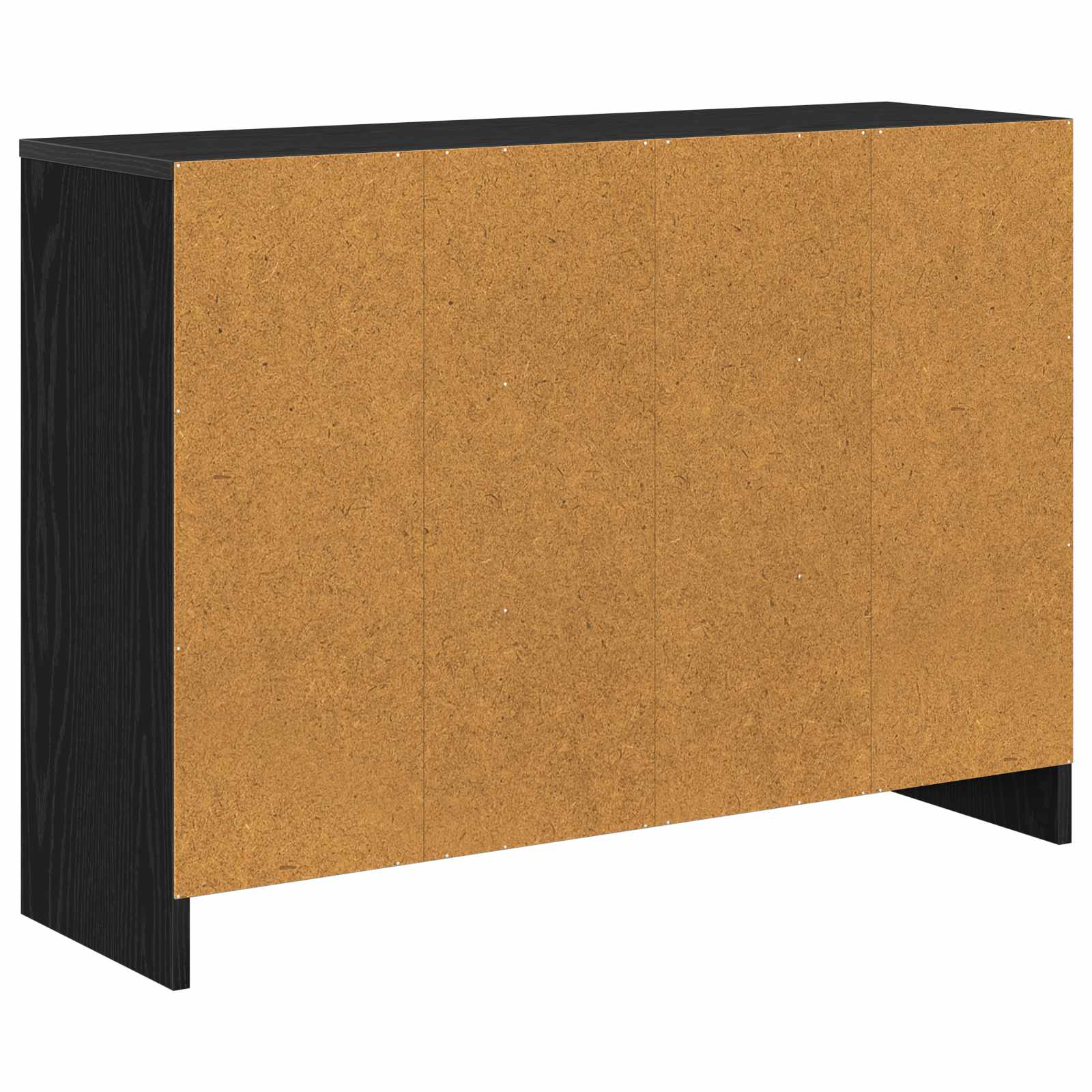 vidaXL Bufet z szufladą Czarny Dąb 88,5 x 27,5 x 63,5 cm