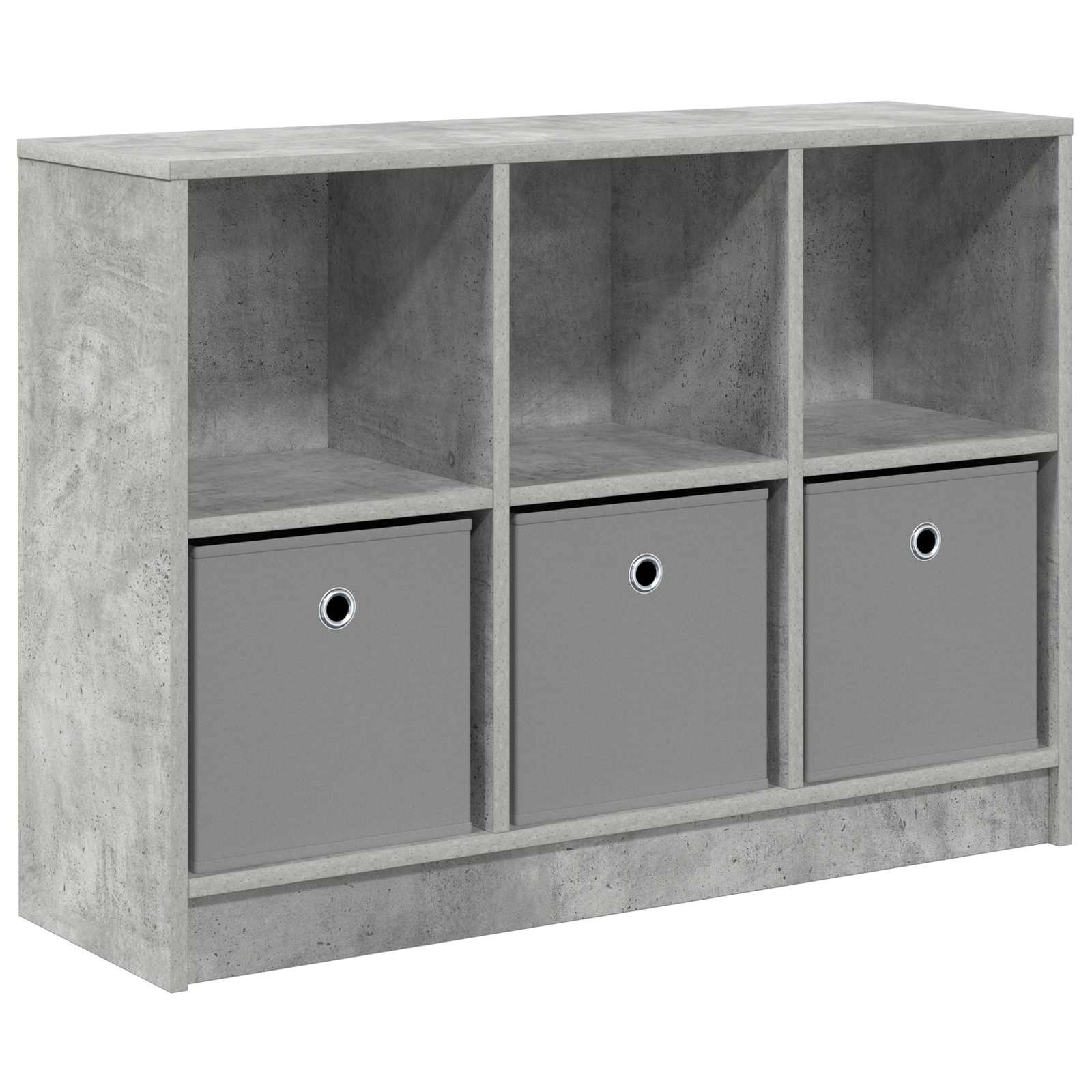 vidaXL Bufet z szufladą Betonowy szary 88,5 x 27,5 x 63,5 cm