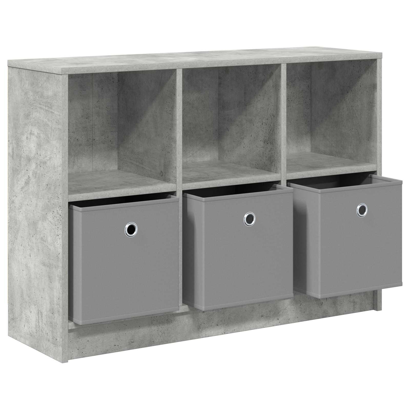 vidaXL Bufet z szufladą Betonowy szary 88,5 x 27,5 x 63,5 cm