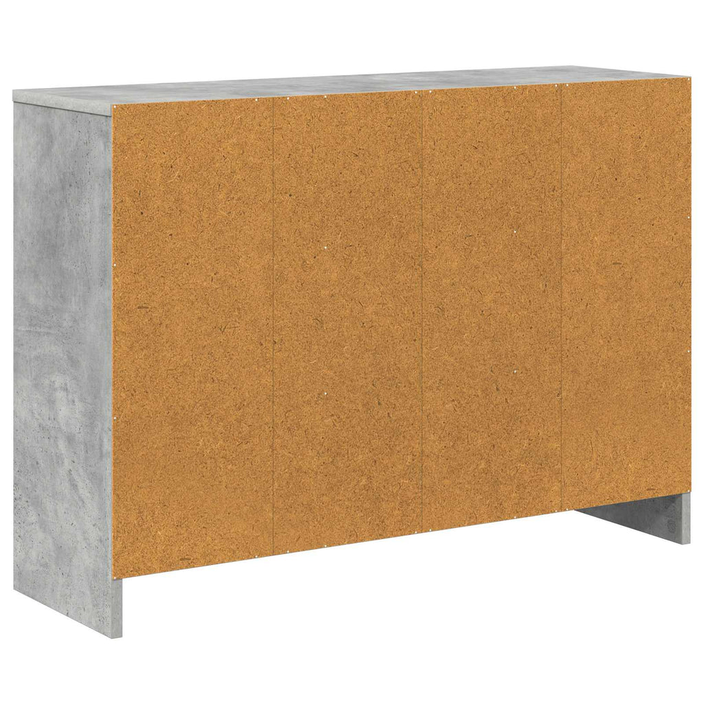 vidaXL Bufet z szufladą Betonowy szary 88,5 x 27,5 x 63,5 cm