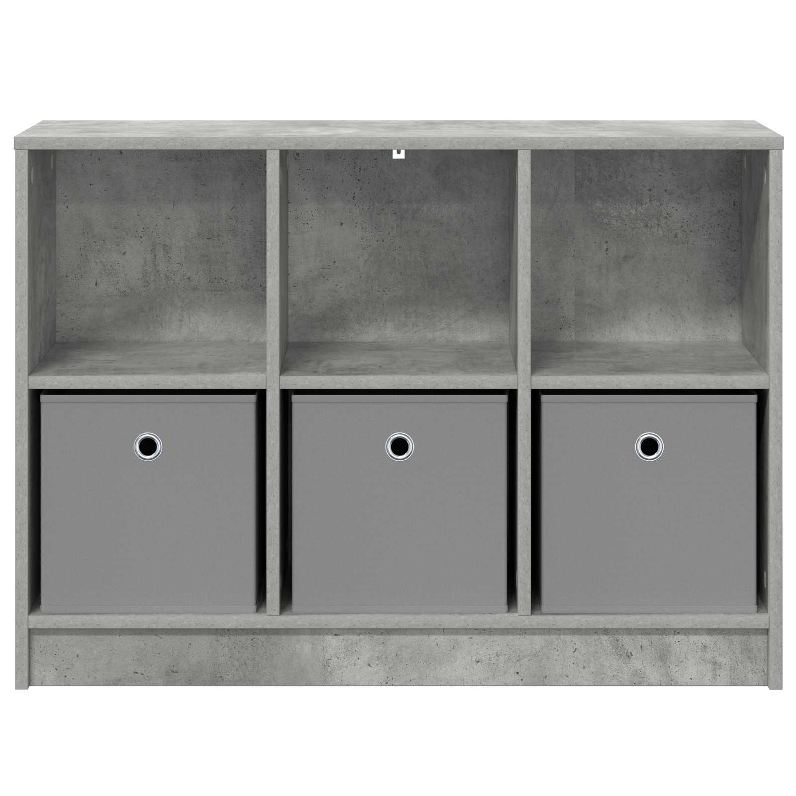 vidaXL Bufet z szufladą Betonowy szary 88,5 x 27,5 x 63,5 cm