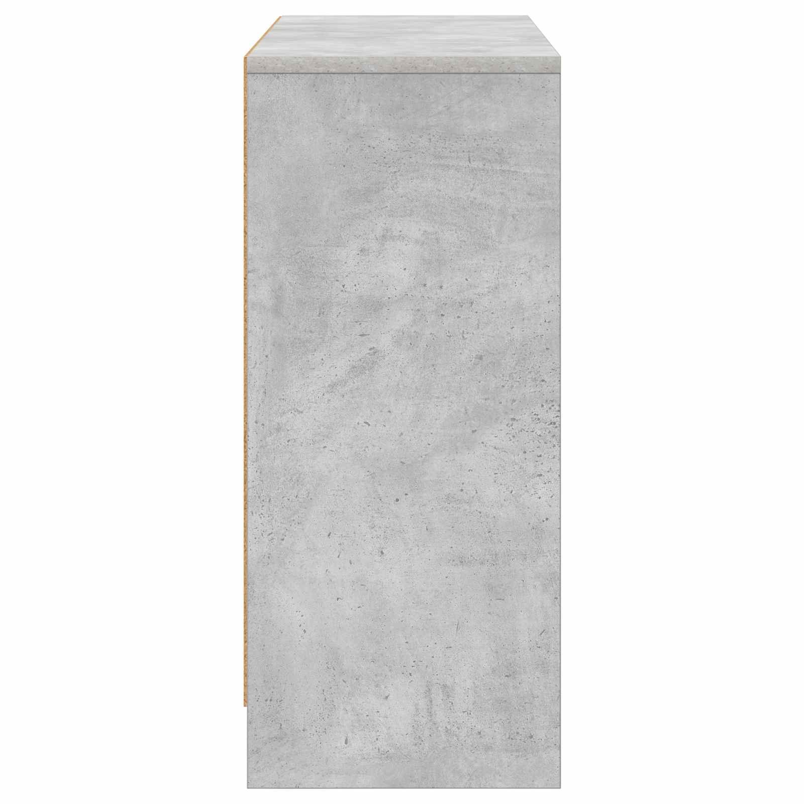 vidaXL Bufet z szufladą Betonowy szary 88,5 x 27,5 x 63,5 cm