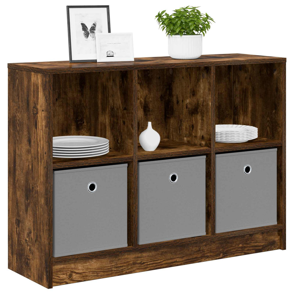 vidaXL Bufet z szufladą Dąb wędzony 88,5 x 27,5 x 63,5 cm