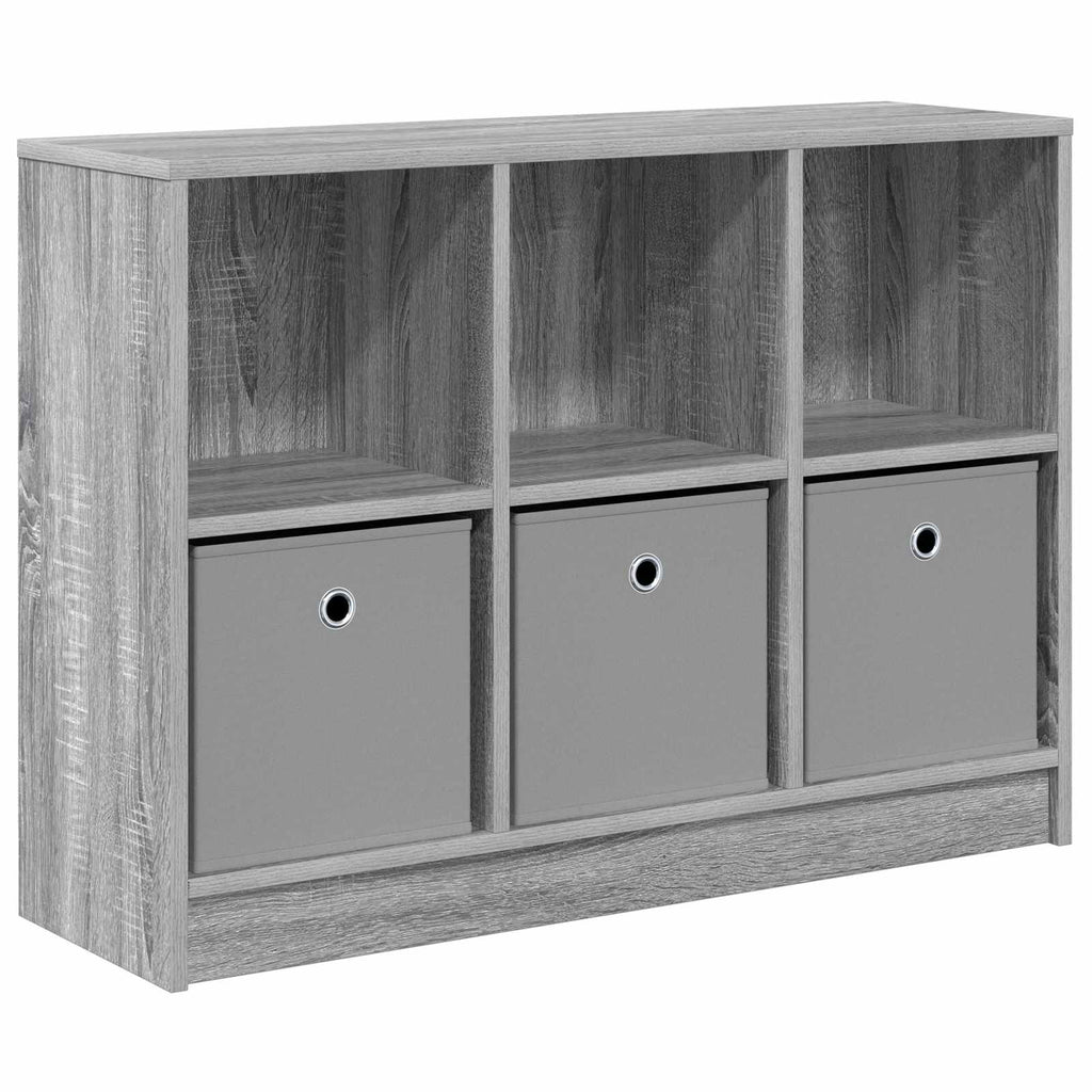 vidaXL Bufet z szufladą Szary Sonoma 88,5 x 27,5 x 63,5 cm