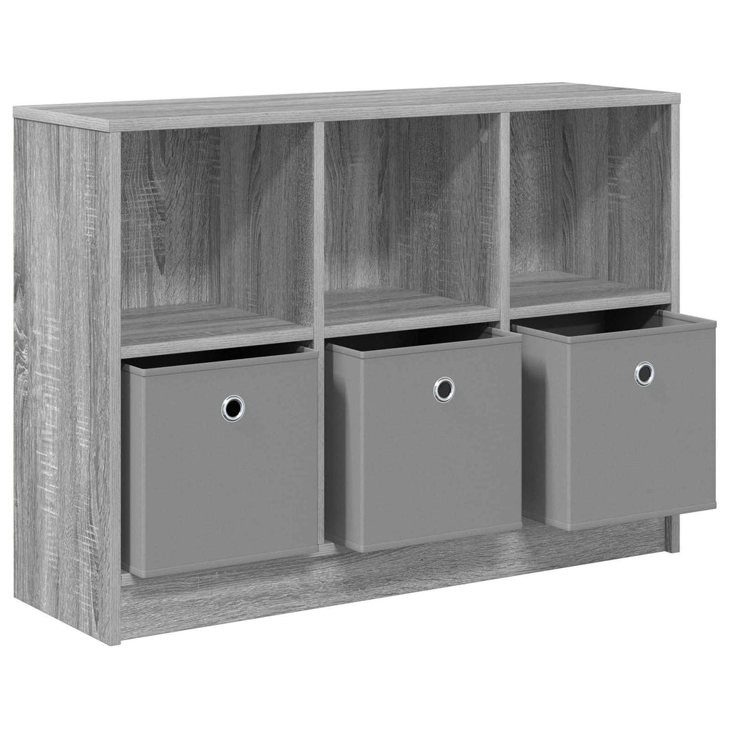vidaXL Bufet z szufladą Szary Sonoma 88,5 x 27,5 x 63,5 cm
