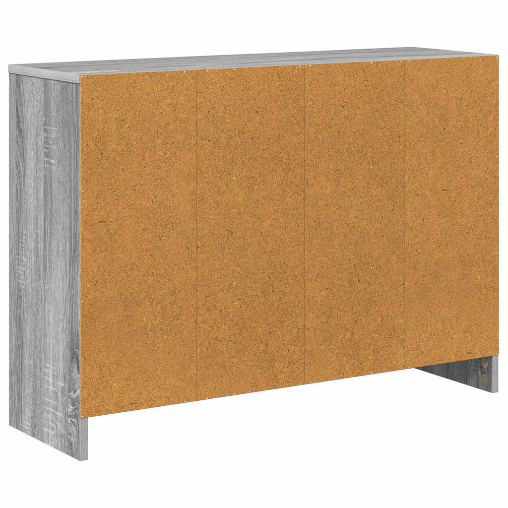 vidaXL Bufet z szufladą Szary Sonoma 88,5 x 27,5 x 63,5 cm