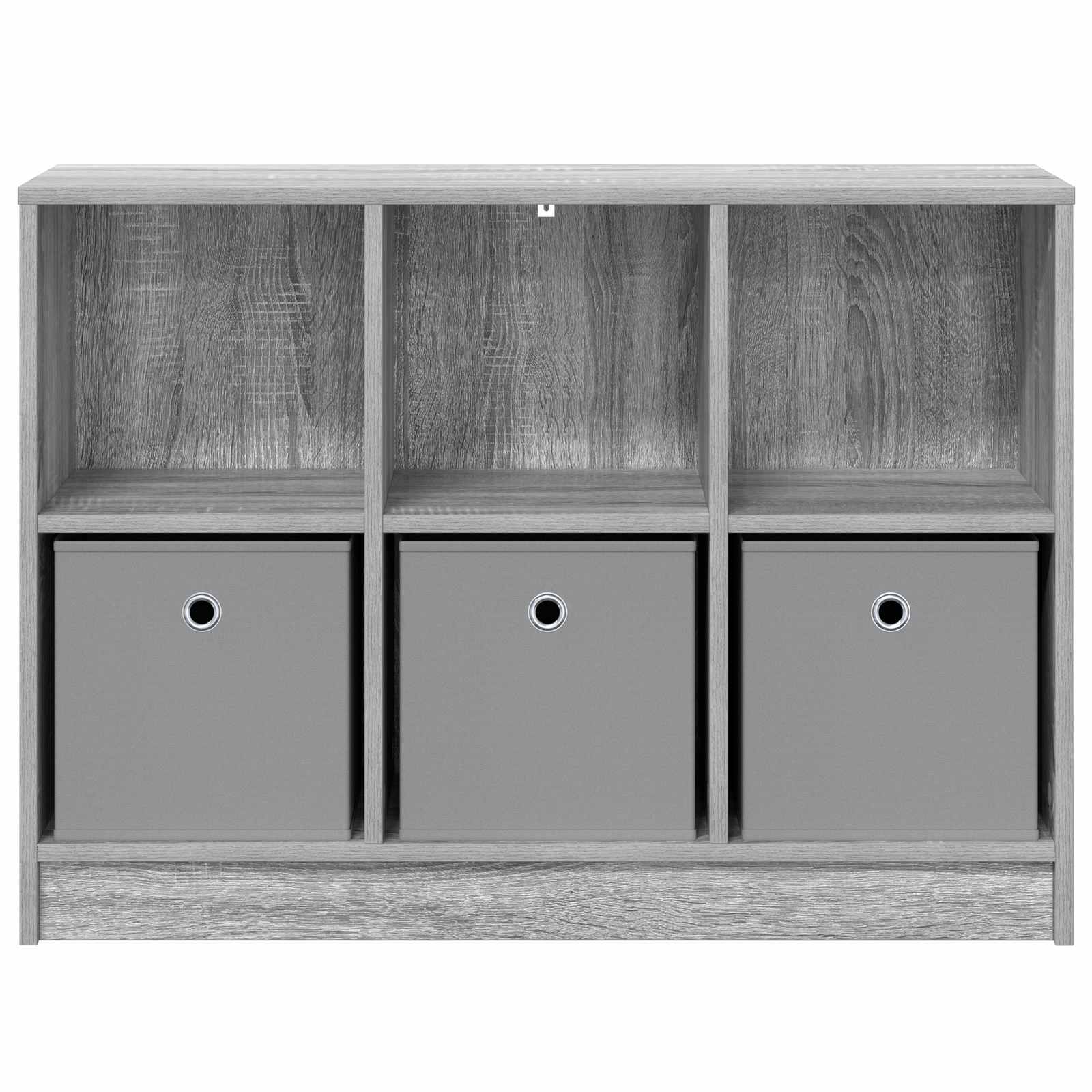 vidaXL Bufet z szufladą Szary Sonoma 88,5 x 27,5 x 63,5 cm