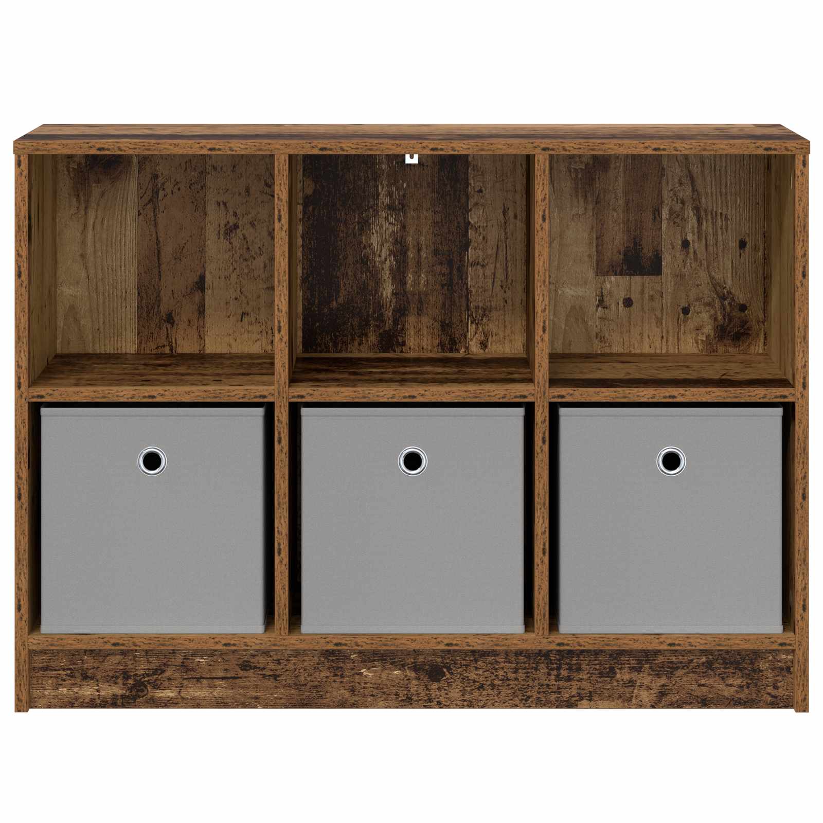 vidaXL Bufet z szufladą Stare drewno 88,5 x 27,5 x 63,5 cm