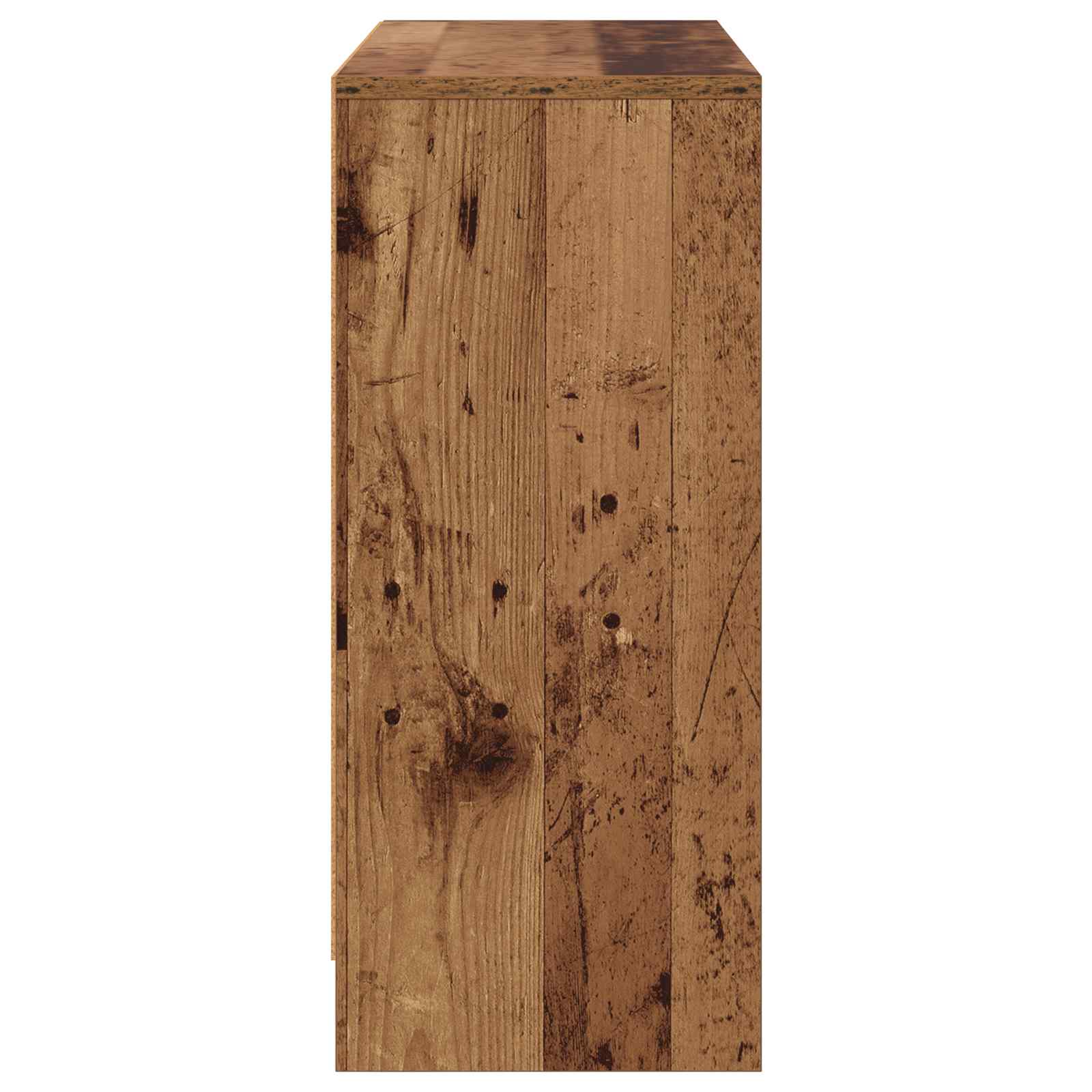 vidaXL Bufet z szufladą Stare drewno 88,5 x 27,5 x 63,5 cm