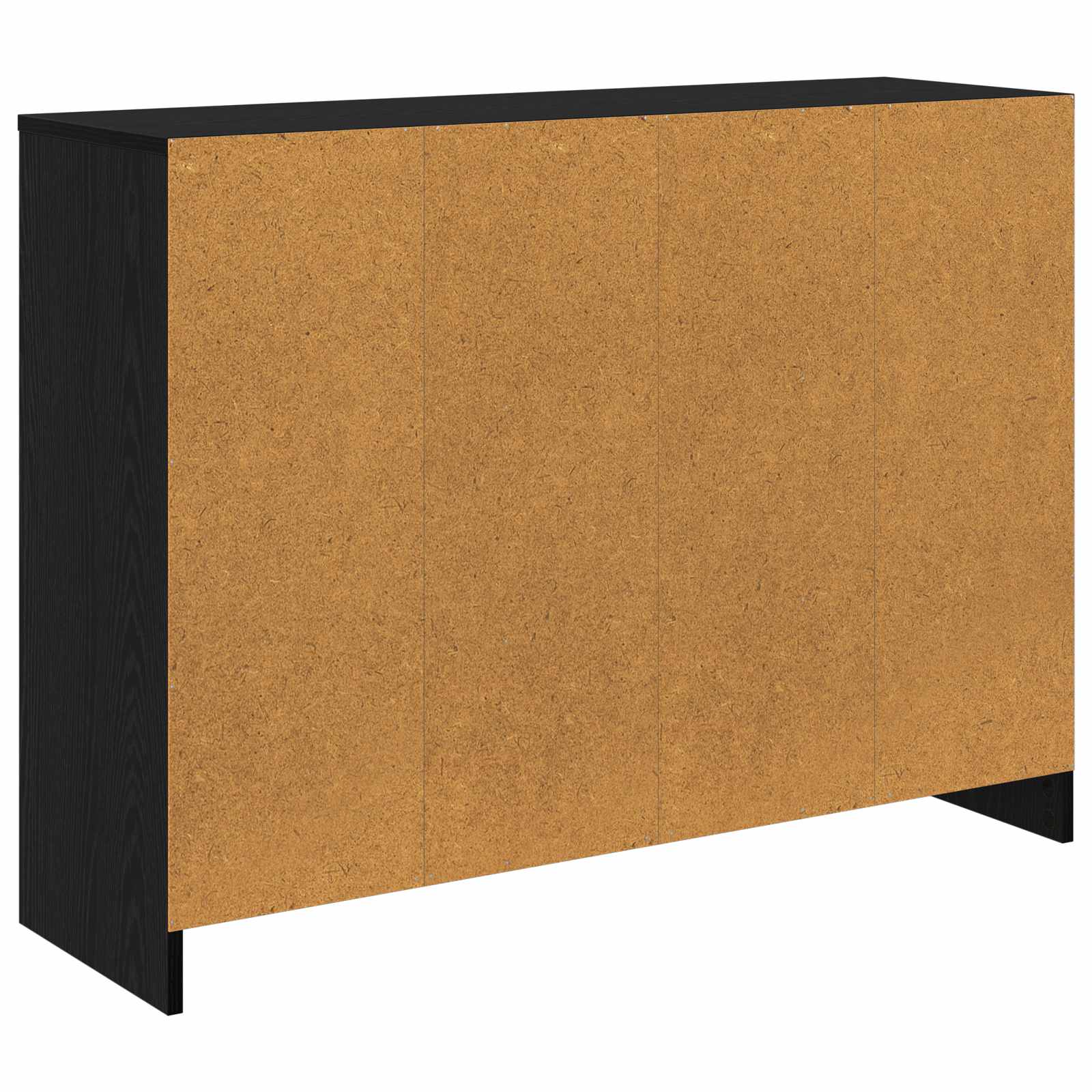 vidaXL Bufet z szufladą Czarny Dąb 102 x 32 x 73,5 cm