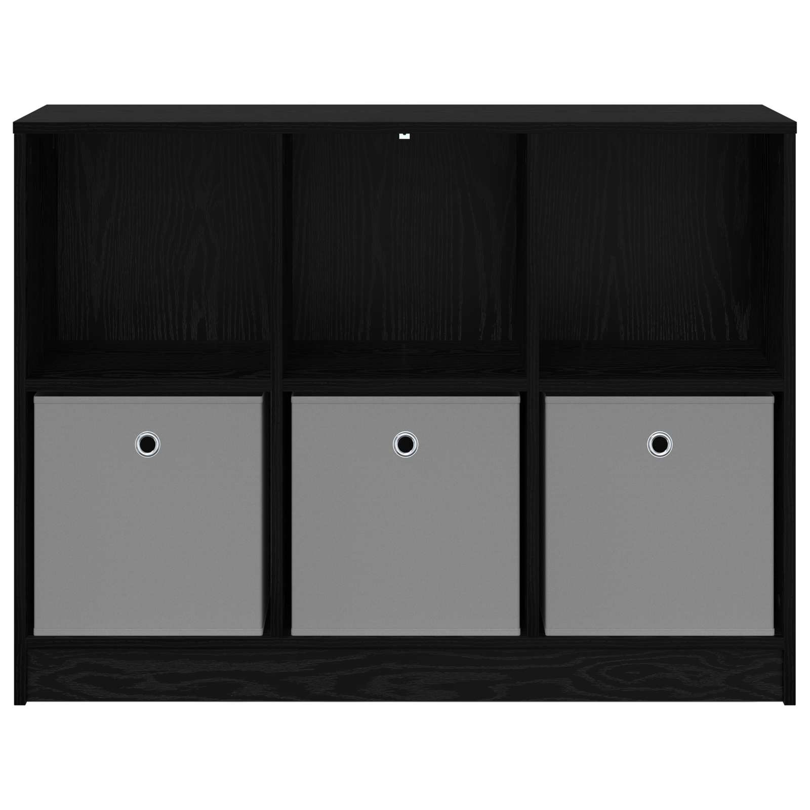 vidaXL Bufet z szufladą Czarny Dąb 102 x 32 x 73,5 cm