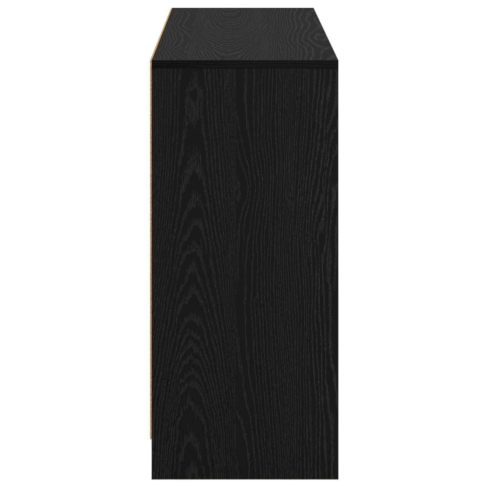 vidaXL Bufet z szufladą Czarny Dąb 102 x 32 x 73,5 cm