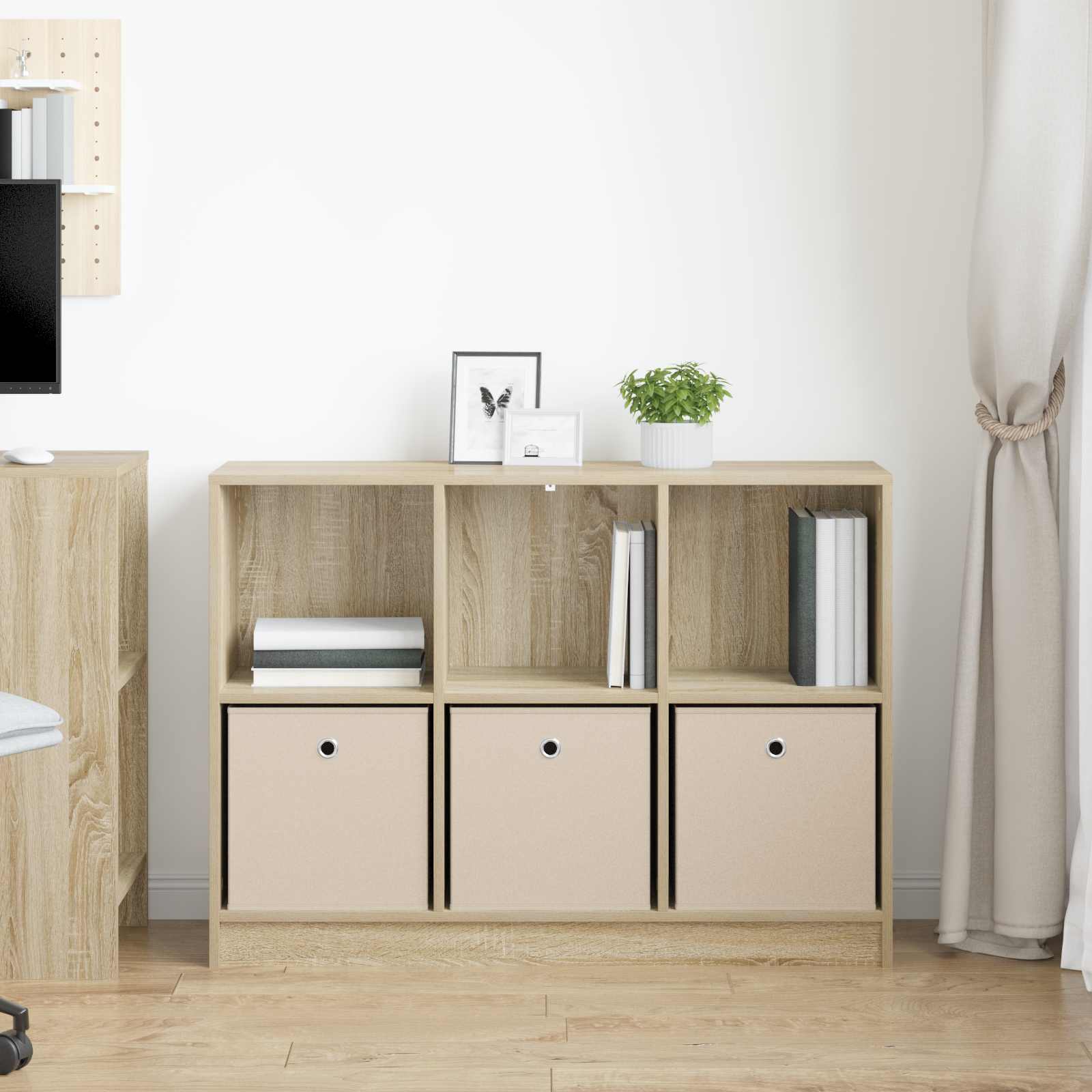 vidaXL Bufet z szufladą Dąb Sonoma 102 x 32 x 73,5 cm