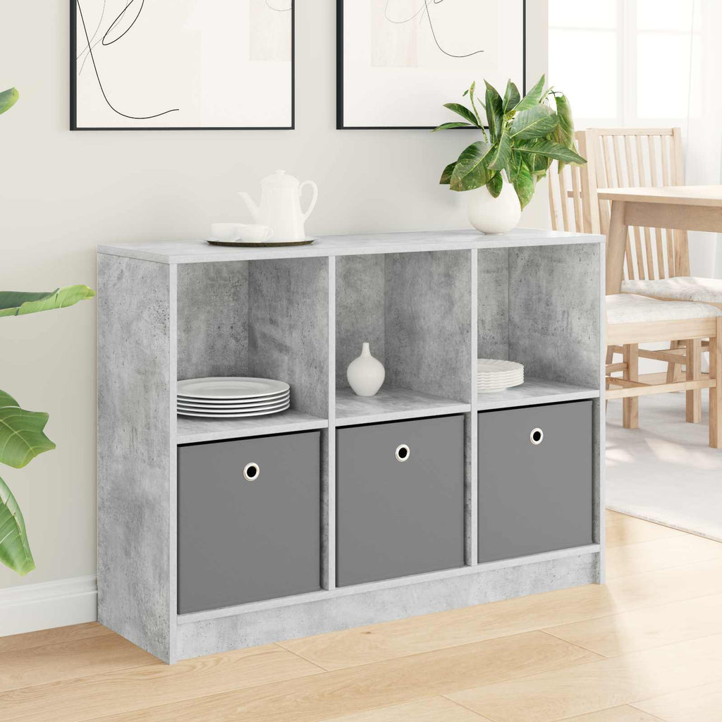 vidaXL Bufet z szufladą Betonowy szary 102 x 32 x 73,5 cm