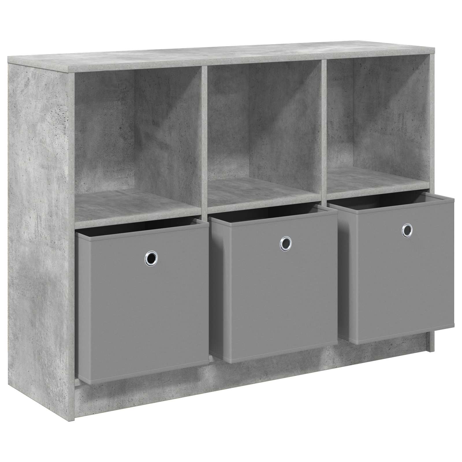 vidaXL Bufet z szufladą Betonowy szary 102 x 32 x 73,5 cm