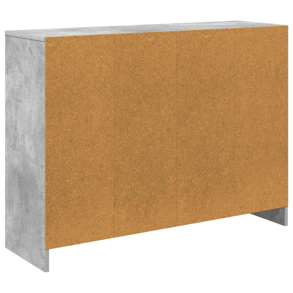 vidaXL Bufet z szufladą Betonowy szary 102 x 32 x 73,5 cm