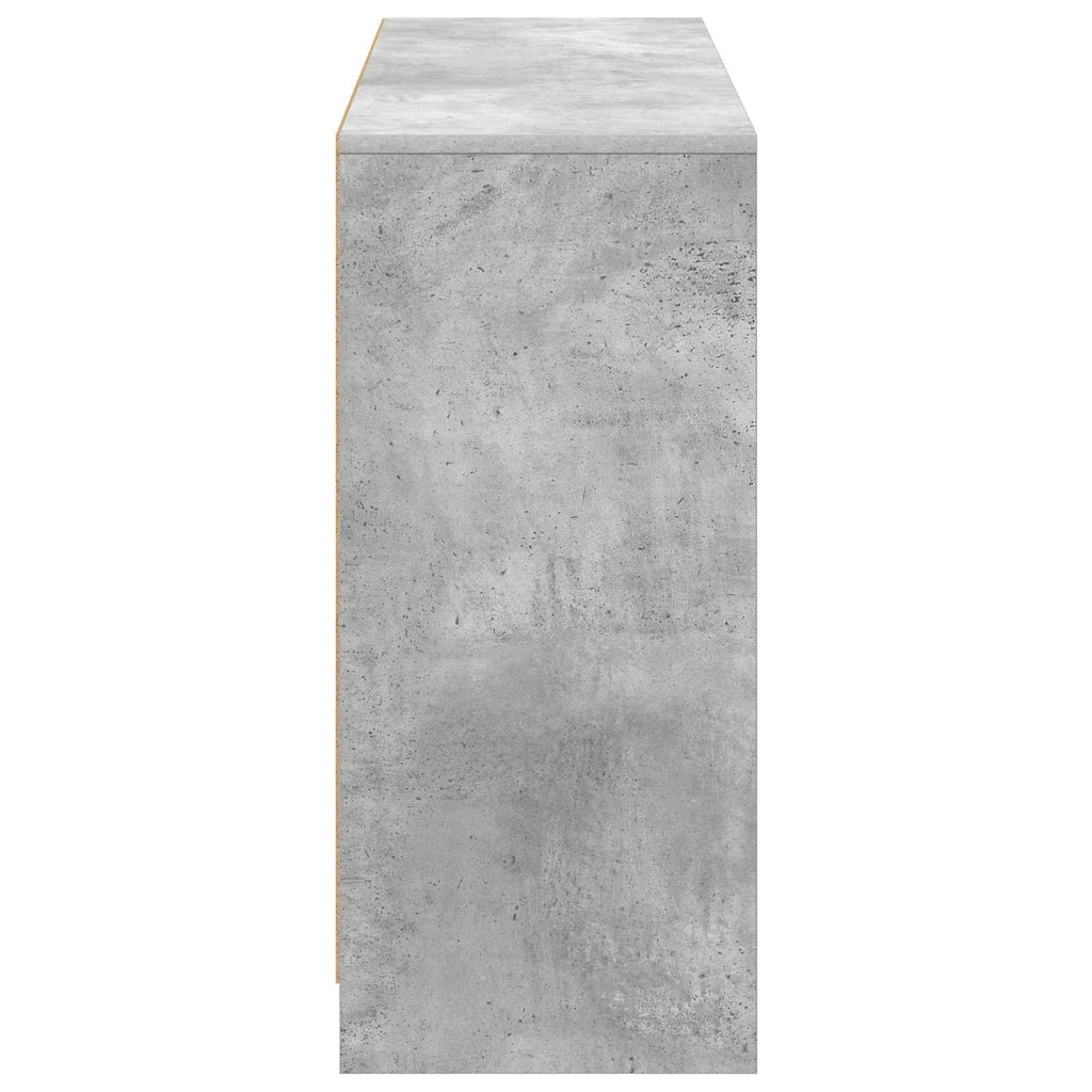 vidaXL Bufet z szufladą Betonowy szary 102 x 32 x 73,5 cm