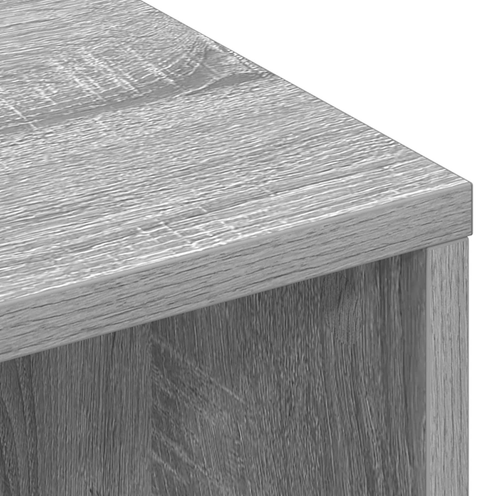 vidaXL Bufet z szufladą Szary Sonoma 102 x 32 x 73,5 cm