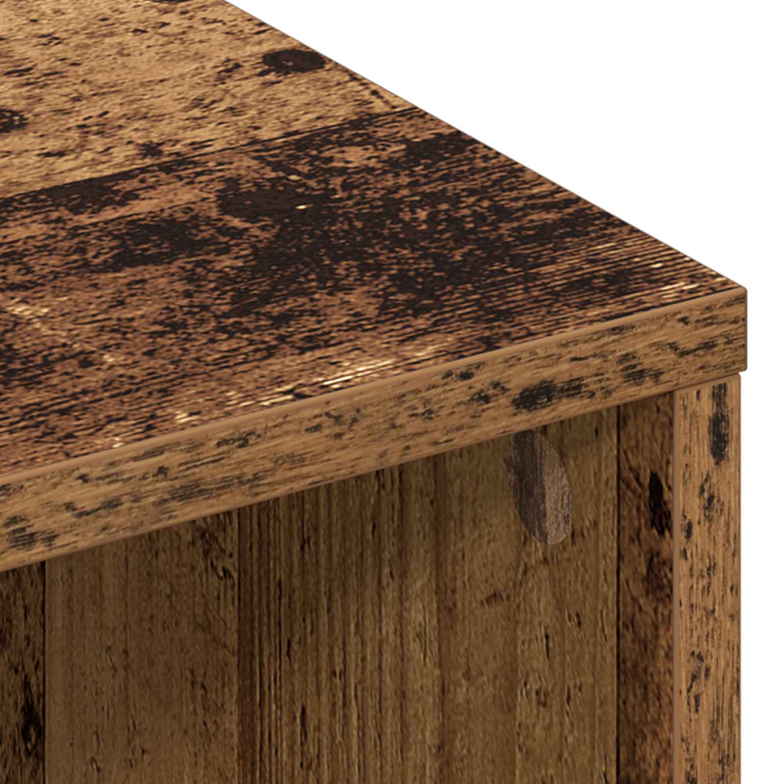 vidaXL Bufet z szufladą Stare drewno 102 x 32 x 73,5 cm
