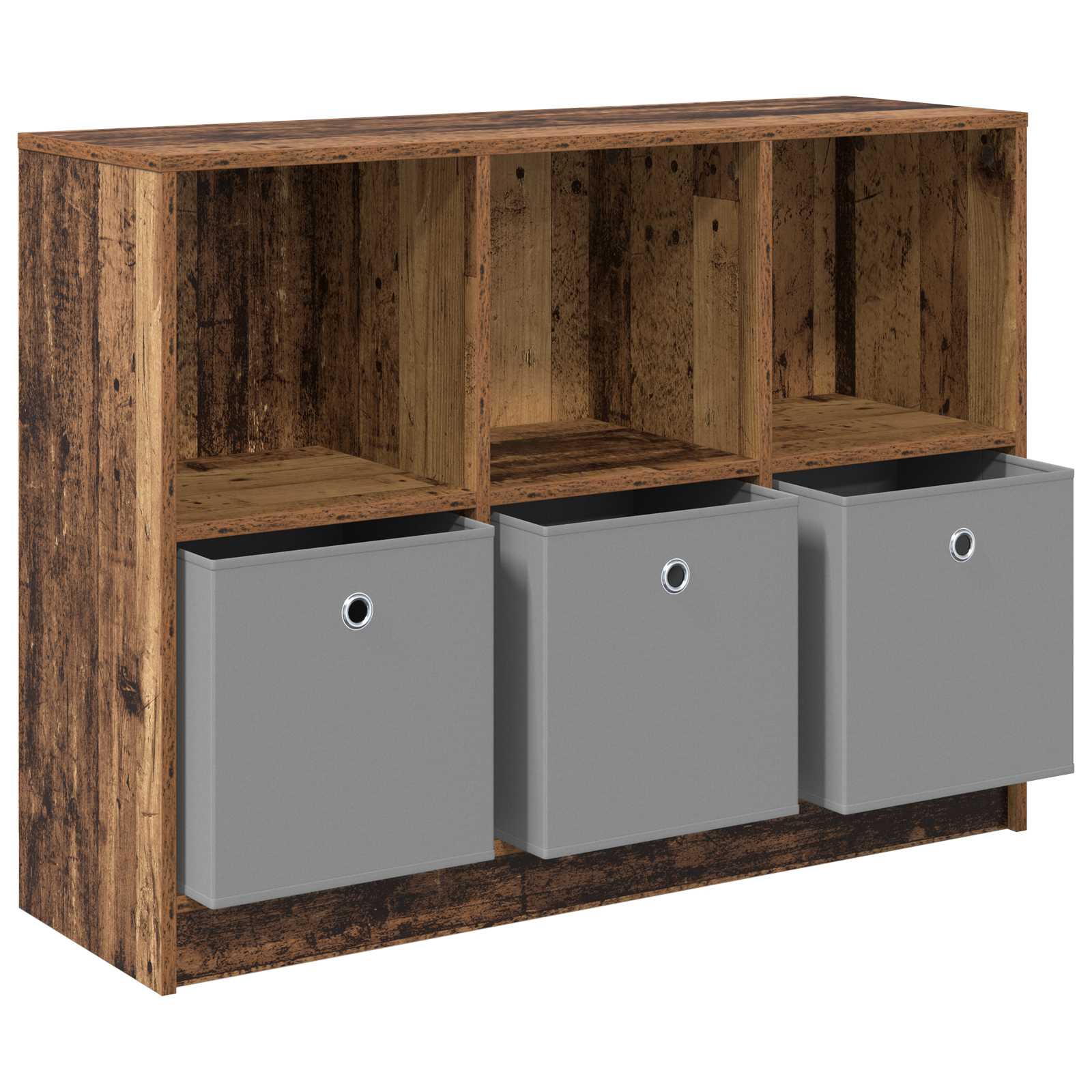 vidaXL Bufet z szufladą Stare drewno 102 x 32 x 73,5 cm