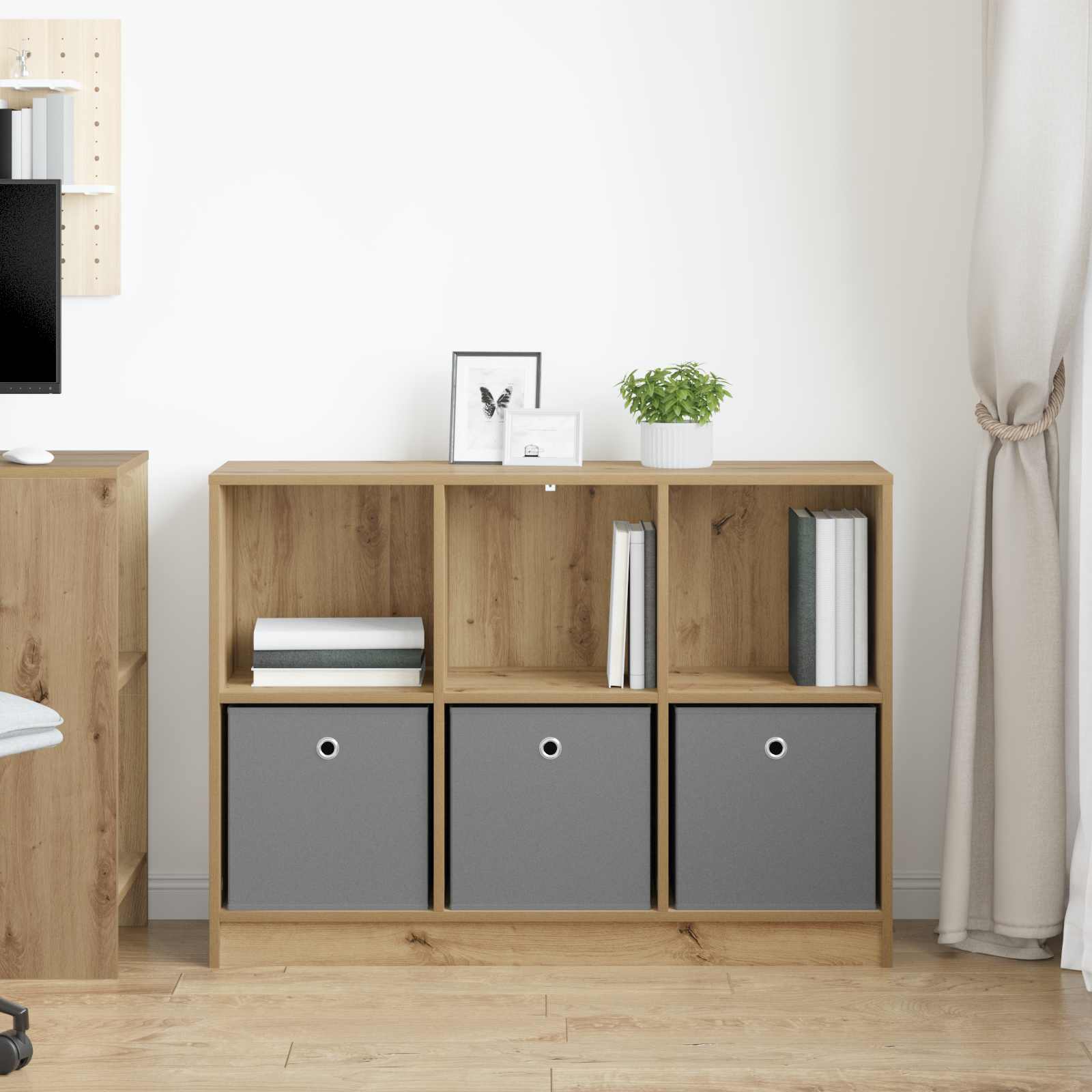 vidaXL Bufet Dąb rzemieślniczy 102 x 32 x 73,5 cm
