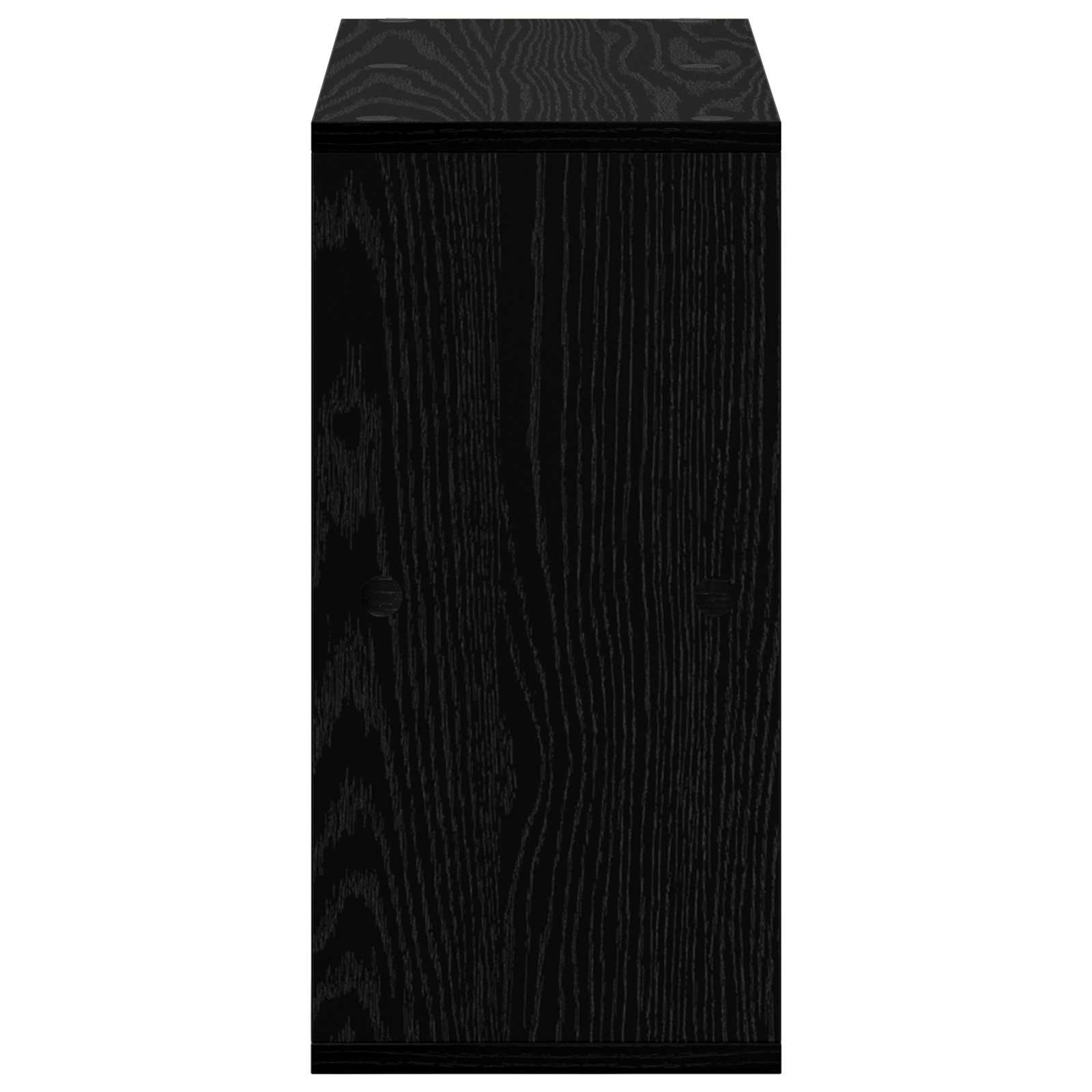 vidaXL Bufet z szufladą Czarny Dąb 49,5 x 22 x 47 cm
