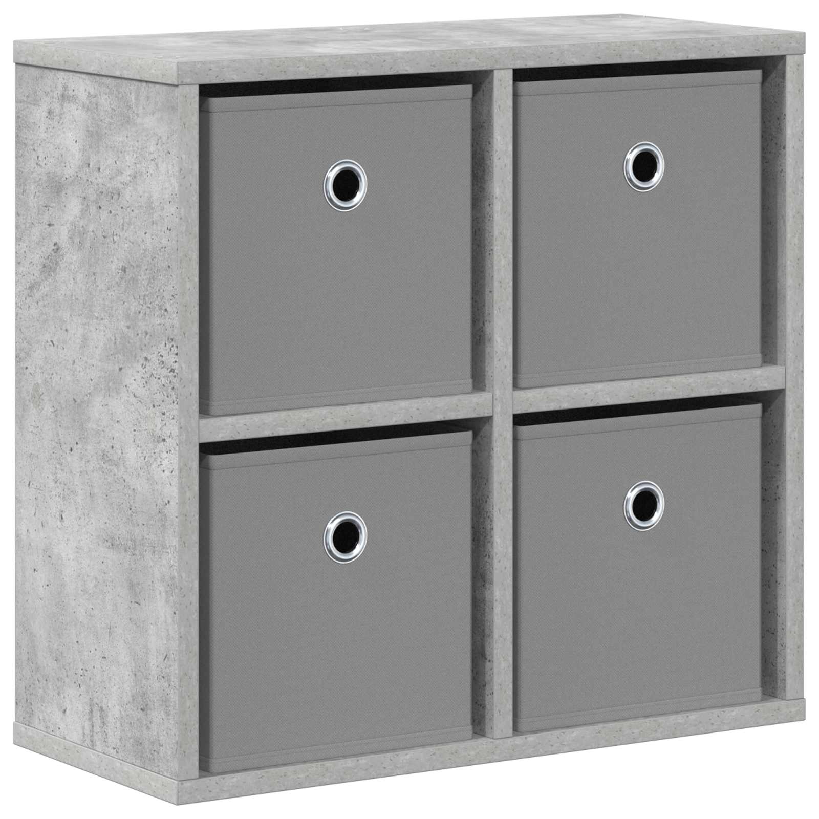 vidaXL Bufet z szufladą Betonowy szary 49,5 x 22 x 47 cm