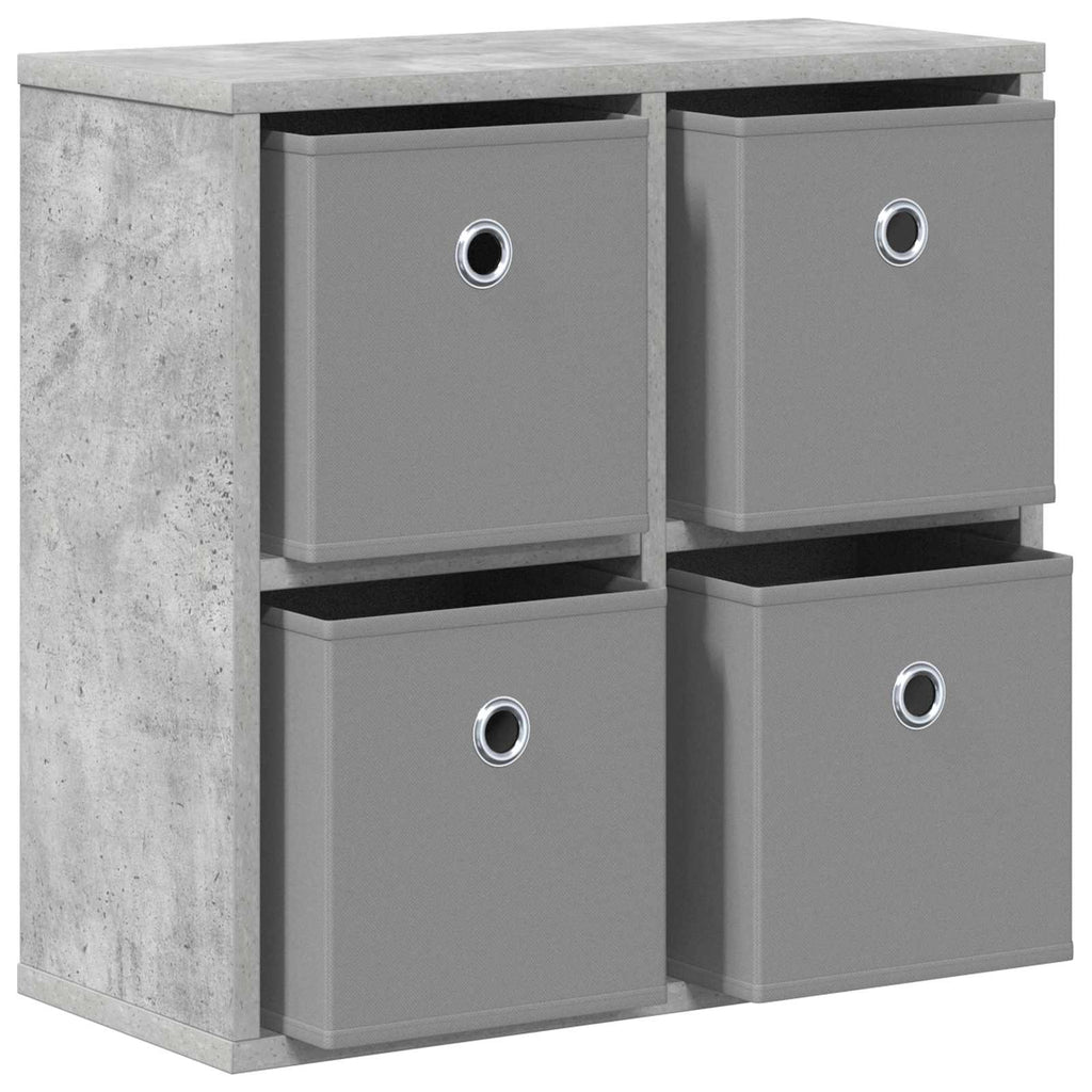 vidaXL Bufet z szufladą Betonowy szary 49,5 x 22 x 47 cm