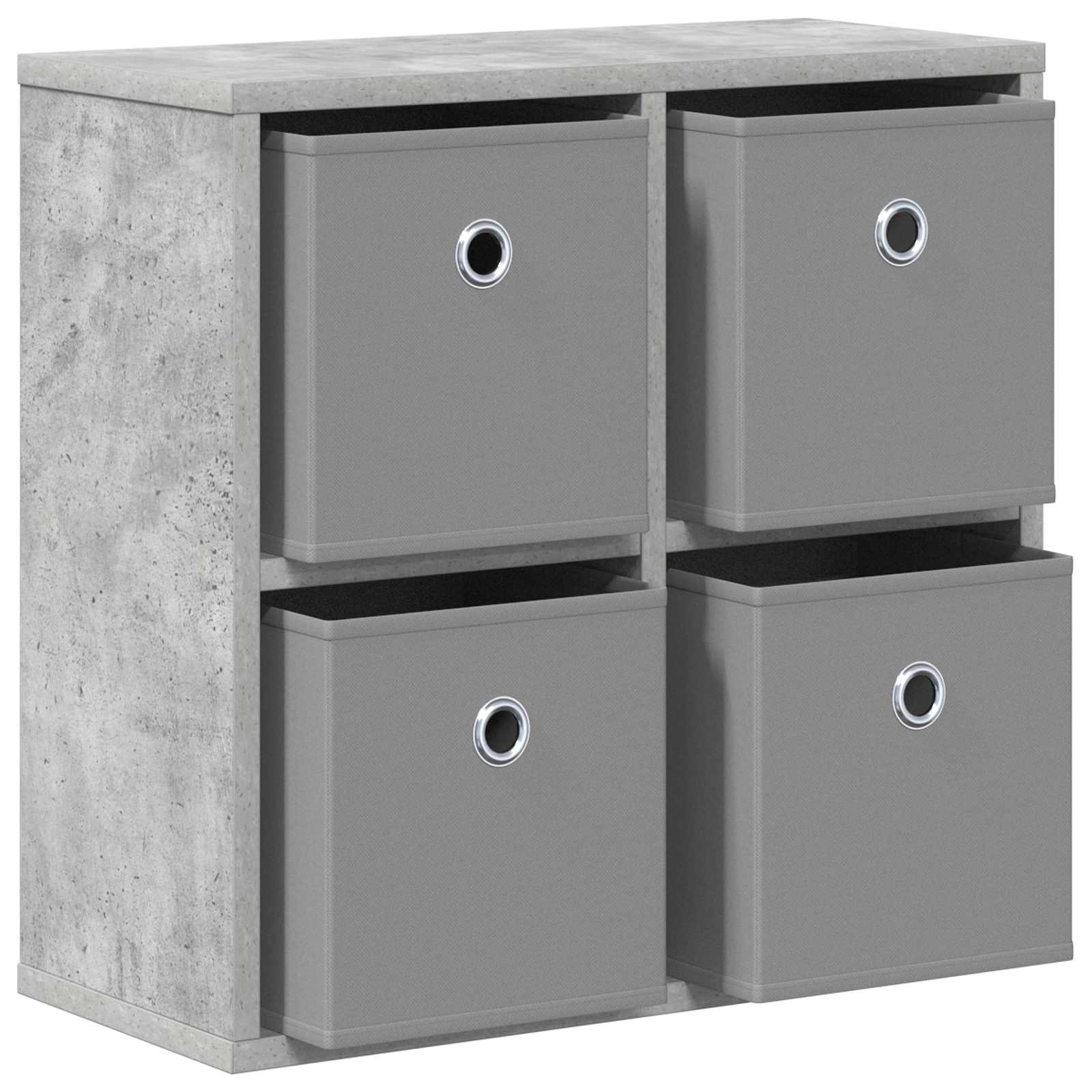vidaXL Bufet z szufladą Betonowy szary 49,5 x 22 x 47 cm