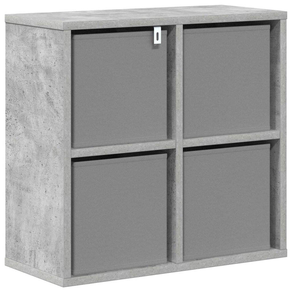vidaXL Bufet z szufladą Betonowy szary 49,5 x 22 x 47 cm
