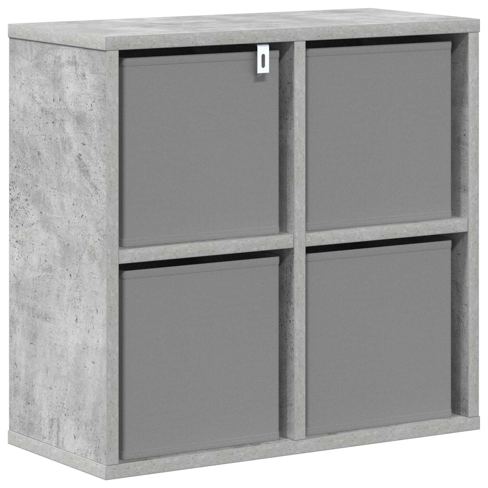 vidaXL Bufet z szufladą Betonowy szary 49,5 x 22 x 47 cm