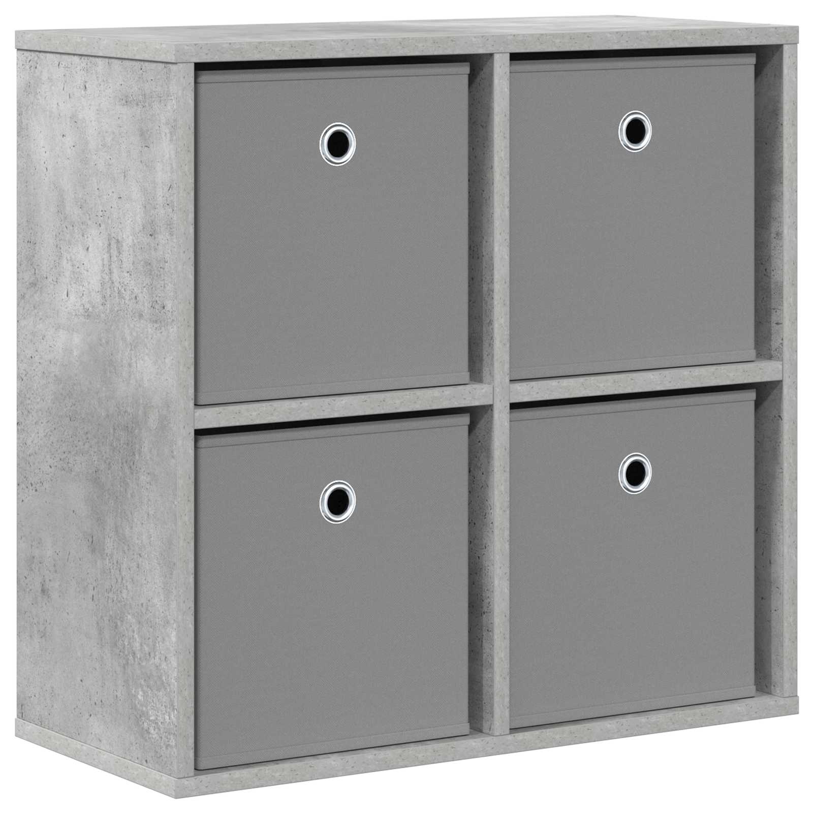 vidaXL Bufet z szufladą Betonowy szary 59,5 x 27 x 57 cm