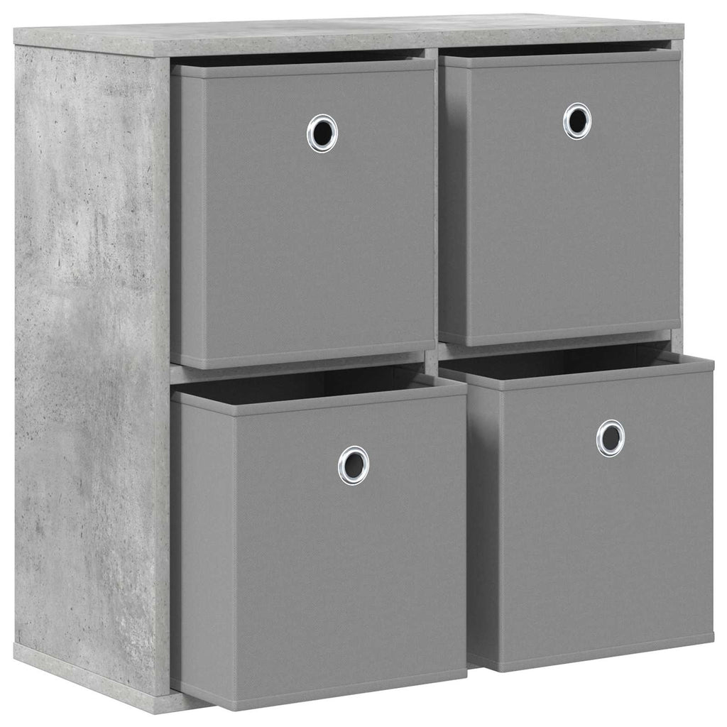 vidaXL Bufet z szufladą Betonowy szary 59,5 x 27 x 57 cm